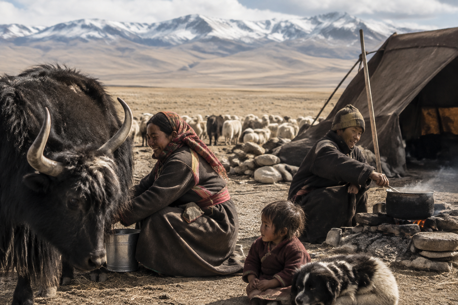 A Day with the Changpa — Changthang, Ladakh