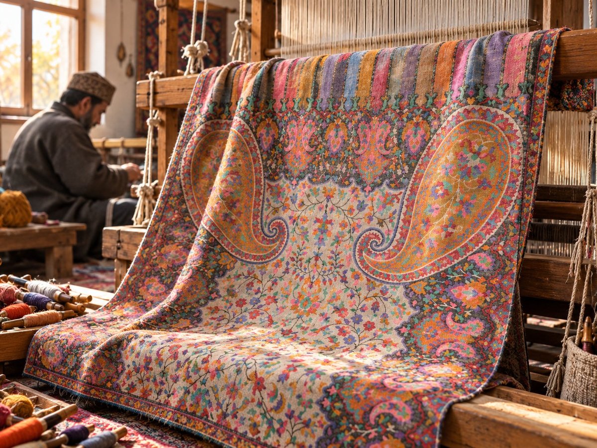 The Loom That Reads — A Kanihama Kani Shawl Weaving Experience